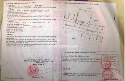 Bán nhà chính chủ gấp 270/9/14 Lê Đình Cẩn, Tân Tạo, Bình Tân